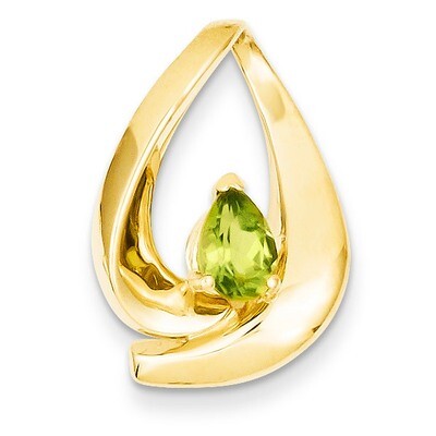 7x5mm Pear Peridot slide 14k Gold XS195PE, MPN: XS195PE, 883957270197