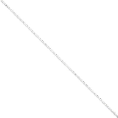 9 Inch 1.3mm Singapore Chain Anklet Sterling Silver QG2132-9, MPN: QG2132-9, 883957948447