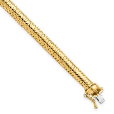 Fancy Link Bracelet 14k Gold Polished FB1927-7.5, MPN: FB1927-7.5, 883957813011