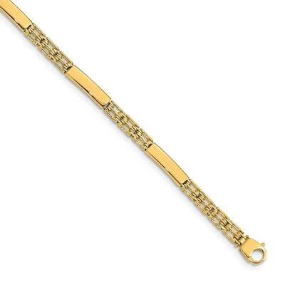 Men&#39;s Fancy Bracelet 14k Gold Polished  GB262-8.5, MPN: GB262-8.5, 886774020983