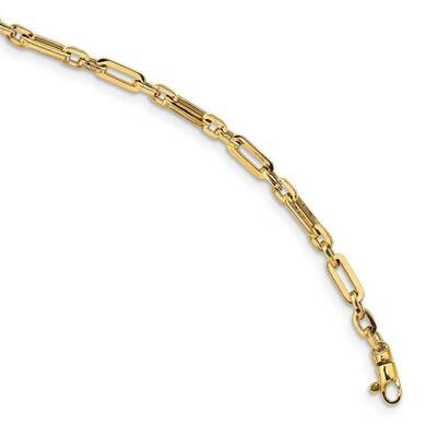 Fancy Link Bracelet 14K Gold Polished SF2569-7.5, MPN: SF2569-7.5, 191101981456