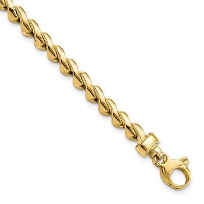 Fancy Link Bracelet 14k Gold Polished FB1926-7.5, MPN: FB1926-7.5, 883957813004