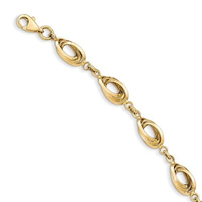 7.5 Inch Fancy Link Bracelet 14k Gold Polished SF2312-7.5, MPN: SF2312-7.5, 886774368306