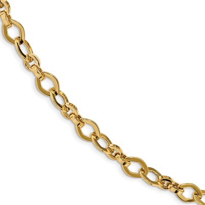 7.75 Inch Fancy Link Bracelet 14k Gold Polished SF2327-7.75, MPN: SF2327-7.75, 191101671166