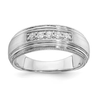 Diamond Men&#39;s Band 14k White Gold RM6102B-025-WAA, MPN: RM6102B-025-WAA, 196904148495