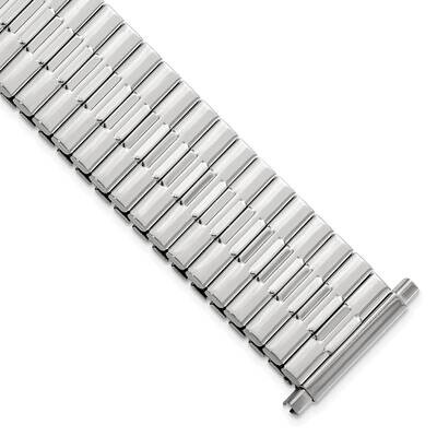 Gold-tone Mens Long 20-24mm Expansion Watch Band Stainless Steel BA523, MPN: BA523,
