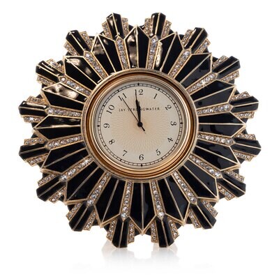 Jay Strongwater Clarence Art Deco Clock Golden SDH6063-232, MPN: SDH6063-232, 848510042772