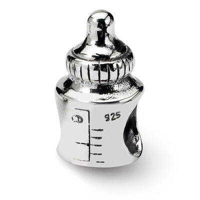 Baby Bottle Bead - Sterling Silver QRS213, MPN: QRS213, 883957720623