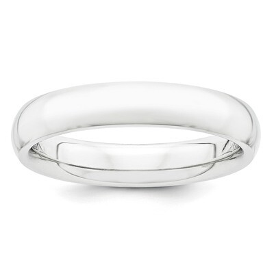 4mm Half-Round Comfort Fit Lightweight Band Platinum PLWCF040 Engravable, MPN: PLWCF040, 8867742750…