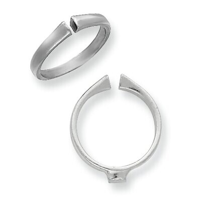 Casted Flat End Shank Platinum PLSH106, MPN: PLSH106,