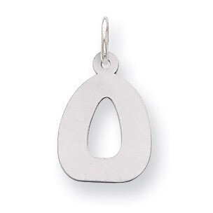 Bubble Block Initial O Charm Sterling Silver QC5091O, MPN: QC5091O, 886774976815