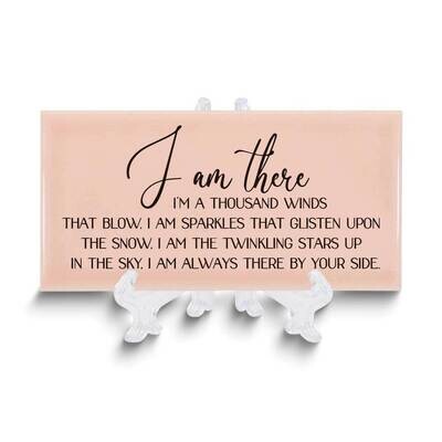 I am There Bereavement Pink Ceramic Tile GM24790, MPN: GM24790, 603799456357