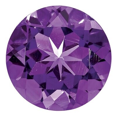 Amethyst 12mm Round AAA Quality Gemstone AM-1200-RDF-AAA, MPN: AM-1200-RDF-AAA,