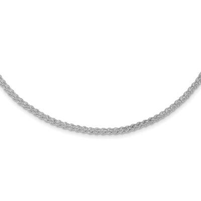 Fancy Link Necklace 18 Inch 14k White Gold Polished SF2811W-18, MPN: SF2811W-18, 883957929101