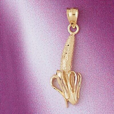 Dazzlers Jewelry Banana Pendant Necklace Charm Bracelet in Yellow, White or Rose Gold 6895, MPN: DZ…