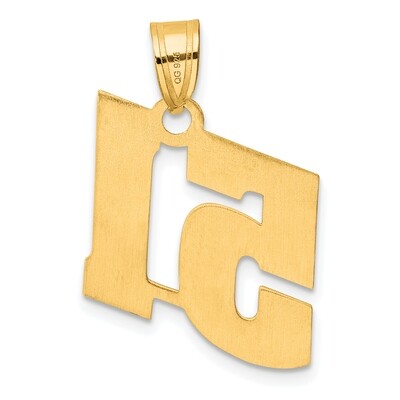 Block Number 51 Pendant 14k Gold Polished BN51, MPN: BN51, 196904079119