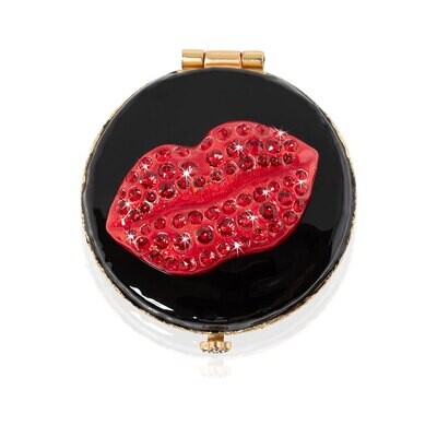 Jay Strongwater Monroe Lip  Compact Mirror SCB8078-273, MPN: SCB8078-273, 848510023689