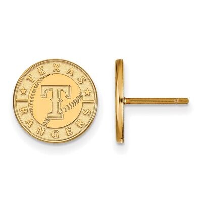 Texas Rangers Small Disc Earring Gold-plated Silver GP019RAN, MPN: GP019RAN, 886774923956