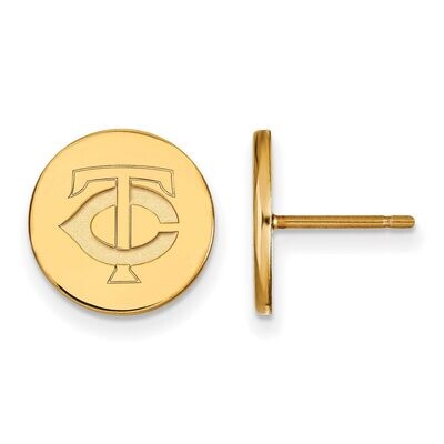 Minnesota Twins Small Disc Earring Gold-plated Silver GP018TWN, MPN: GP018TWN, 886774922898