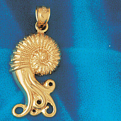 Dazzlers Jewelry Snail Pendant Necklace Charm Bracelet in Yellow, White or Rose Gold 329, MPN: DZ-3…