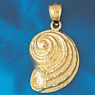 Dazzlers Jewelry Snail Pendant Necklace Charm Bracelet in Yellow, White or Rose Gold 323, MPN: DZ-3…