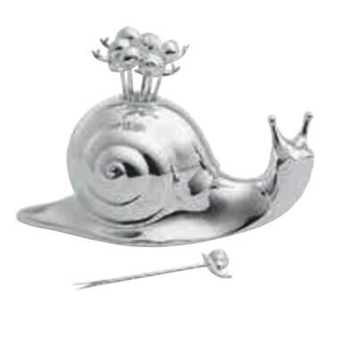Ercuis Tuileries Snail Set 8 Picks 2.75 Inch Silver Plated F550176-01, MPN: F550176-01, 790955041387