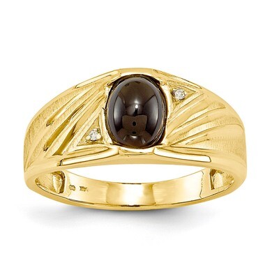 Mens Diamond and Onyx Ring Mounting 14k Gold Y3987, MPN: Y3987,