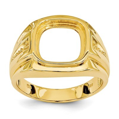 Men&#39;s Onyx Ring Mounting 14k Gold X9477, MPN: X9477,