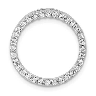 1/2Ct. Diamond Circle Chain Slide 14k White Gold PM4713-050-WA, MPN: PM4713-050-WA, 191101543173