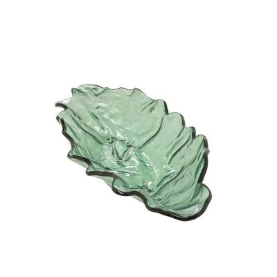 Annieglass Leaves 21 x 8 Inch Medium Banana Leaf L402GR, MPN: L402GR, UPC: