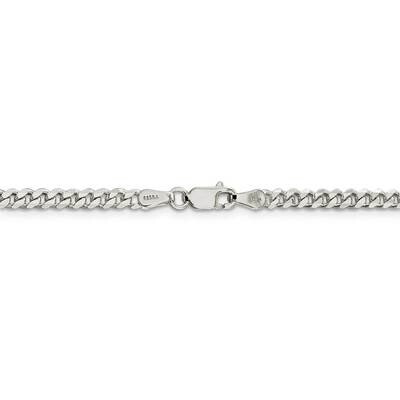 36 Inch 3.5mm Curb Chain Sterling Silver QCB100-36, MPN: QCB100-36, 886774082523