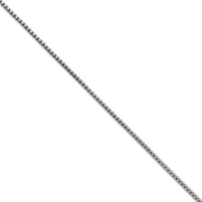 2.50mm Polished Fancy Box Chain - Stainless Steel SRN1615 by Chisel, MPN: SRN1615, 886774435848