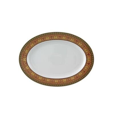 Versace Medusa Red Platter 13 1/4 inch, MPN: 19300-409605-12734, 790955093300