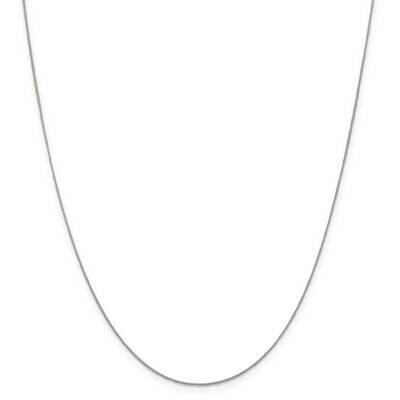 .5mm Curb Chain 22 Inch Sterling Silver QPE61-22, MPN: QPE61-22,
