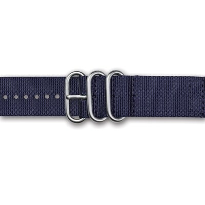 24mm 2-Piece Navy Ballistic Nylon Watch Band  BA392-24, MPN: BA392-24,