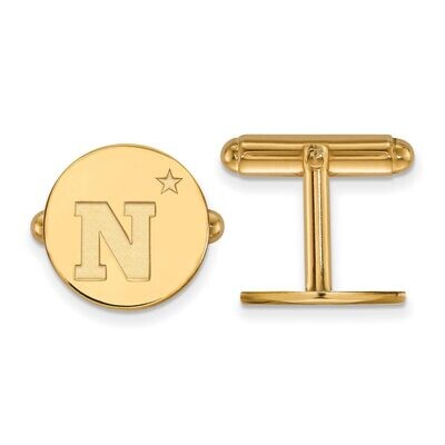 Navy Cufflinks 14k Yellow Gold 4Y002USN, MPN: 4Y002USN, 886774860039