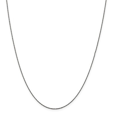18 Inch Rhodium-plated .75mm Twisted Tight Wheat Chain Sterling Silver QFC199-18, MPN: QFC199-18, 1…