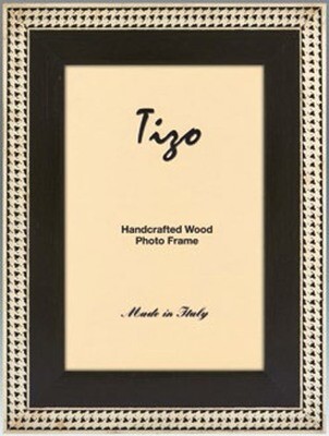 Tizo Black Goldy Border Wooden Picture Frame 5 x 7 Inch, MPN: LIS/BLK-57,