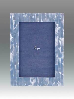 Tizo 5 x 7 Inch Light Sky Blue Pearl Picture Frame MP83BLU-57, MPN: MP83BLU-57,