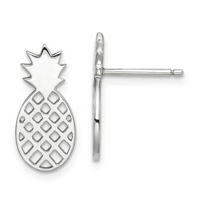 Pineapple Stud Earrings Sterling Silver QE14623, MPN: QE14623, 883957953632