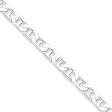 18 Inch 4.5mm Anchor Chain Sterling Silver QAN120-18, MPN: QAN120-18, 886774410371