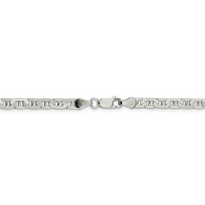 26 Inch 4.5mm Anchor Chain Sterling Silver QAN120-26, MPN: QAN120-26, 886774048024