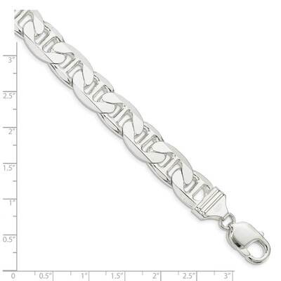 22 Inch 11.5mm Anchor Chain Sterling Silver QAN300-22, MPN: QAN300-22, 886774410609