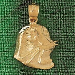 Dazzlers Jewelry Seal Pendant Necklace Charm Bracelet in Yellow, White or Rose Gold 1618, MPN: DZ-1…