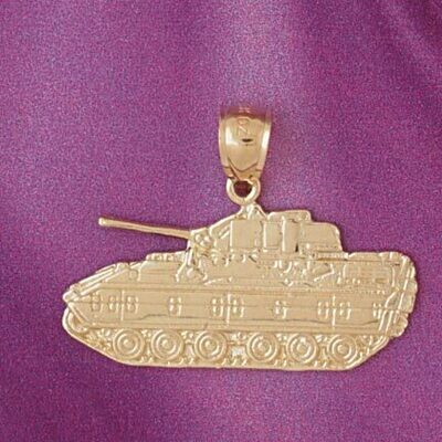 Dazzlers Jewelry Tank Pendant Necklace Charm Bracelet in Yellow, White or Rose Gold 4515, MPN: DZ-4…