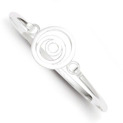 Mutli-circle Bangle Bracelet Sterling Silver QB409, MPN: QB409, 883957903644