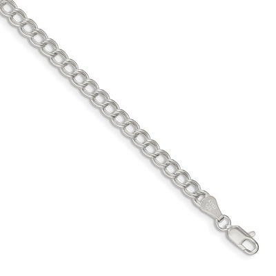 Double Link Charm Bracelet 6 Inch Sterling Silver QCH070-6, MPN: QCH070-6, 886774120058