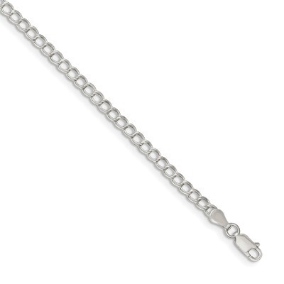 6inch Polished Charm Bracelet 6 Inch Sterling Silver QCH050-6, MPN: QCH050-6, 886774125589