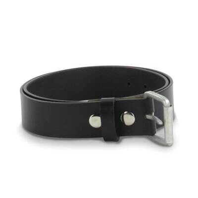 Black Leather 40 Inch Smooth Leather Belt GM20653-40, MPN: GM20653-40,