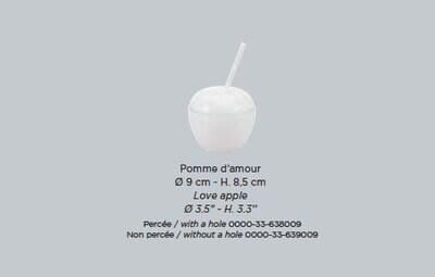 Raynaud Accessoires De Table Love Apple With A Hole, MPN: 0000-33-638009, 3660006682159